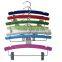 Chlidren wooden hanger wholesaler clothes hangers moon shape with clips