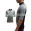 custom printed rash guard with high stretch lycra UV 50+ protection