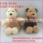 Audit Factory Stuffed Dog Toys With Bowknot