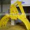 Customized PC300SC-5 Excavator Log Grapple, PC300 Wearable Log Fork for sale