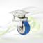 Blue PVC Wheel Light Duty 2" Top Plate Swivel Casters