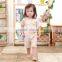 New Design summer natural colored cotton short sleeve baby cotton clothes