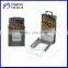 25 pcs HSS Drill Bits Set with Rose Plastic Box