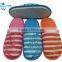 Ladies indoor slipper 2015 new designs OEM terry side stitching warm slippers
