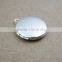 20mm silver plated brass round blank photo locket pendant charm DIY jewelry supplies 1112005