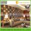 2015 new design wall decor stylish modern cheap decorative 3d faux leather decorative wall covering panels