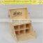 Hot Professional Vintage 6 bottle wood wine box