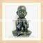 Resin Smiling Sitting Monk Craft for Home Decoration