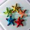 Tiny Starfish Ceramic Painting / Pottery Painting Figurines Dollhouse Miniature Home Decor / Garden Ornaments /sea ocean Collect