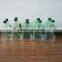 Clear /green plastic olive oil bottle/Cooking oil PET bottle with side handle