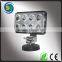 Cheap price square off road led work light truck led lighting, 36w led work light