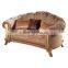 Superior And Luxurious Brown Color Wooden Hand Made Corner Sofa Set With Cushions/Pillows(MOQ=1 SET)