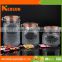 Top sales Embossed Export products clip top glass jar top selling products in alibaba