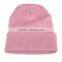 Free Simple Customized Plain Hat 100% Acylic Adult Knit CC Beanie Hat
