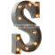 Outdoor larger led illuminated letters with battery operated