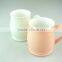 Good quality 480ml cermaic coffee mug, hot sale drum shaped color mug with cheap price