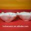 Stocked wholesale best prices porcelain bowl ceramic dish leaf shape