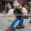 Customized made FRP strong man cartoon character