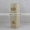 2016 Wholesale cheap wooden single bottle red Wine box