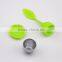Colorful Leaf Shape Silicone Tea Infuser With Stainless Steel