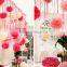 tissue paper pom poms for wedding and home decoration