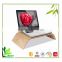 Environmentally friendly natural bamboo desk monitor stand