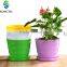 plastic wave shaped garden flower pot