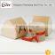 Nature birch bark wooden food packaging boxes/soft wood box