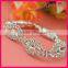 oval silver wholesale rhinestone chain trim WRC-317