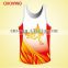 wholesale heat transfer/silk screen print polyester/cotton custom design tank top Gym Singlets YDBX-070