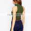 China Factory OEM ODM 2015 New Fashion Customized Turtleneck Crop Top
