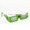 Different color virtual reality glasses for 3d film and 3d games