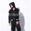 MSW0002 New American tide brand men WHITE sleeve zipper hooded printing men's sweater