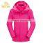 2017 new custom cheap casual 3 in 1 waterproof and windproof outdoor jacket with inner down padding jacket