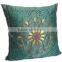 Green Pillow Mandala Pillows Green Gold Pillow Beaded Green Pillow Green Gold Pillow