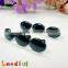 12mm Handicraft Fabric Toys Stuffed Animal Plastic Black Oval Doll Eyes