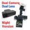 Dual Camera,Dual Lens Vehicle Car Camera DVR Dashboard