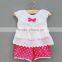 Wholesale carters newborn baby clothes lace ruffle tops and shorts baby clothes set