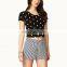 Striped Woven Shorts CSS0113
