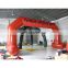 2015 new style red color inflatable arch with logo digital printing