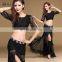 T-5147 Hot lace egyptian belly dance sexy costume top and skirt set