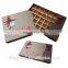 Custom size divider chocolate package box cardboard