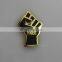 Custom made metal letters name enamel pin badge