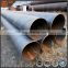 Spiral welded 500mm dia pipes, welded beveled edge round steel pipe for gas/oil/water/piling