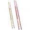 Metal anchor movable fiberglass insulated extension working ladder lcs500GFA1