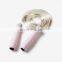 Home Gym Equipment Fitness Aluminum Beaded Adjustable Weighted Jump Rope Speed with Logo