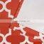 230GSM Mecca Orange Woven design linen thermal insulated blackout curtain