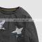 Wholesale Boys Clothing 2019 NEW Gray Star Print  Toddler Boy Shirts Embroidery