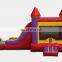 cheap kid commercial party rental gothic inflatable bounce house with slide blower for kid