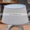 China wholesale cheap hotel bedside lamp custom vintage white office table lamp ceramic with logo